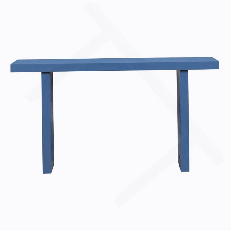 Uniquely Designed Oak Veneer Console Table With Distinctive Side Shapes, Suitable For Entryway, Hallway, Living Room, Foyer, Corridor