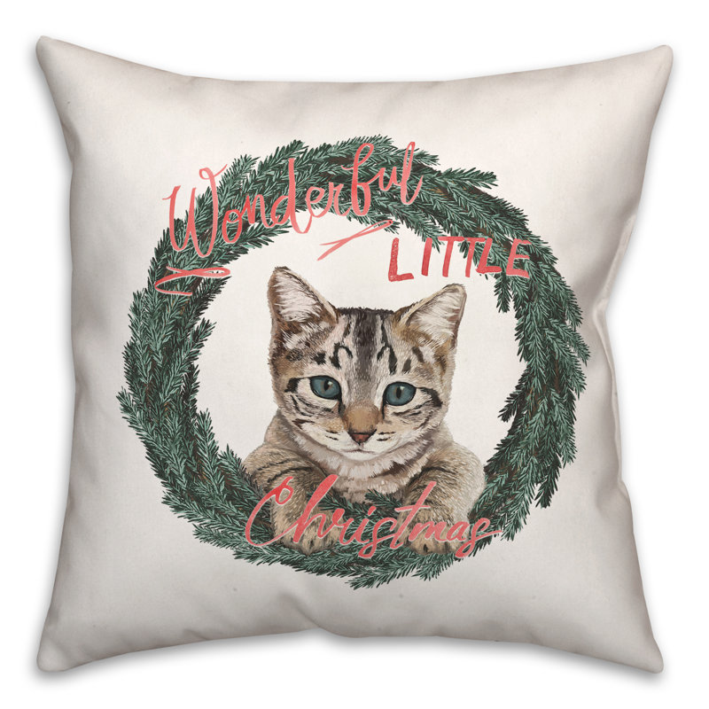 Coussin Kitten, 16 po x 16 po