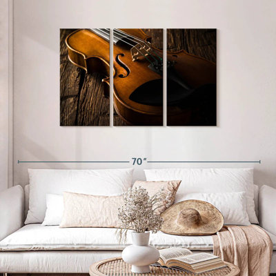 Abarca violon grain de bois