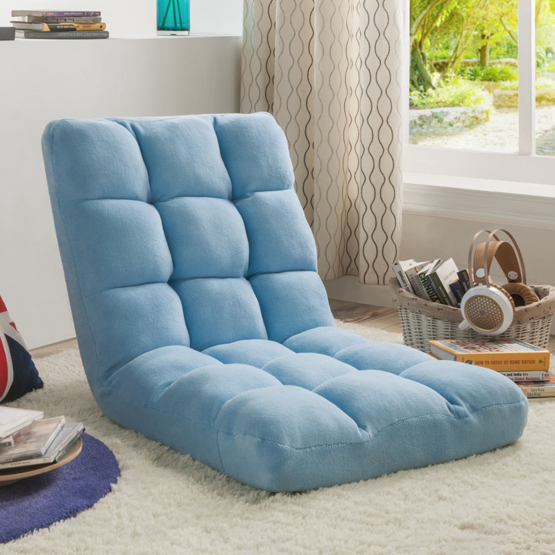 Fauteuil inclinable Microplush, Bleu