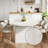 63" to 78.7″ Extendable Oval Wood Dining Table for 4-6 Seats-119710941