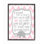 Nodaway «Read Me A Story / Elephant In Pink Chevron», art textuel sur toile tendue