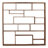 87" H x 55.5" W Mariz Reclaimed Teak Wood Storage Bookcase, Natural-770292761