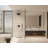 Rhum Thermostatic Shower System with 2-function Wall Mount Shower Head (Rainfall + Waterfall) , Hand Shower and Push-Button Valve