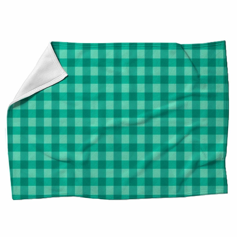Machine Printed Throw Blanket