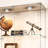 White Double-Door, Four-Tier Storage And Display Cabinet; Remote-Controlled Ambient Lighting; Adjustable Legs; Multi-Functional Living Room Wine Cabinet And Filing Cabinet.-861824189