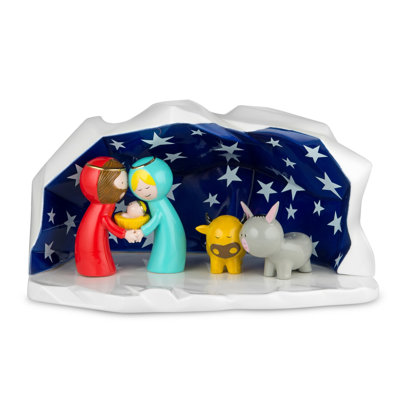Happy Eternity Baby Crib W Nativity Set