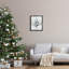 «Wintery Snow Tree Scene» par Caverly Smith - peinture sur toile à cadre flottant-744247030-744247033