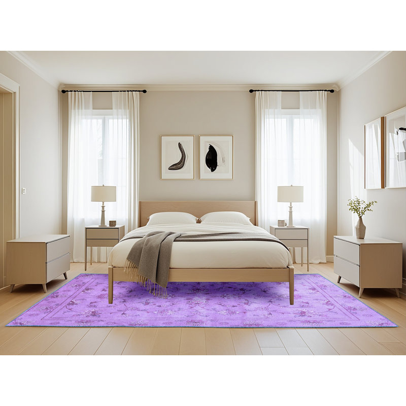 Tapis oriental tissé à la machine Ilhaan, Rectangle 5 pi x 8 pi