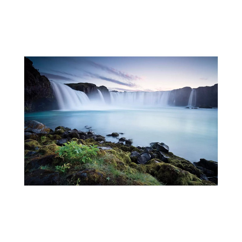 Chute d'eau des dieux - Giclée sur toile tendue avec châssis, H 12 po x l 18 po