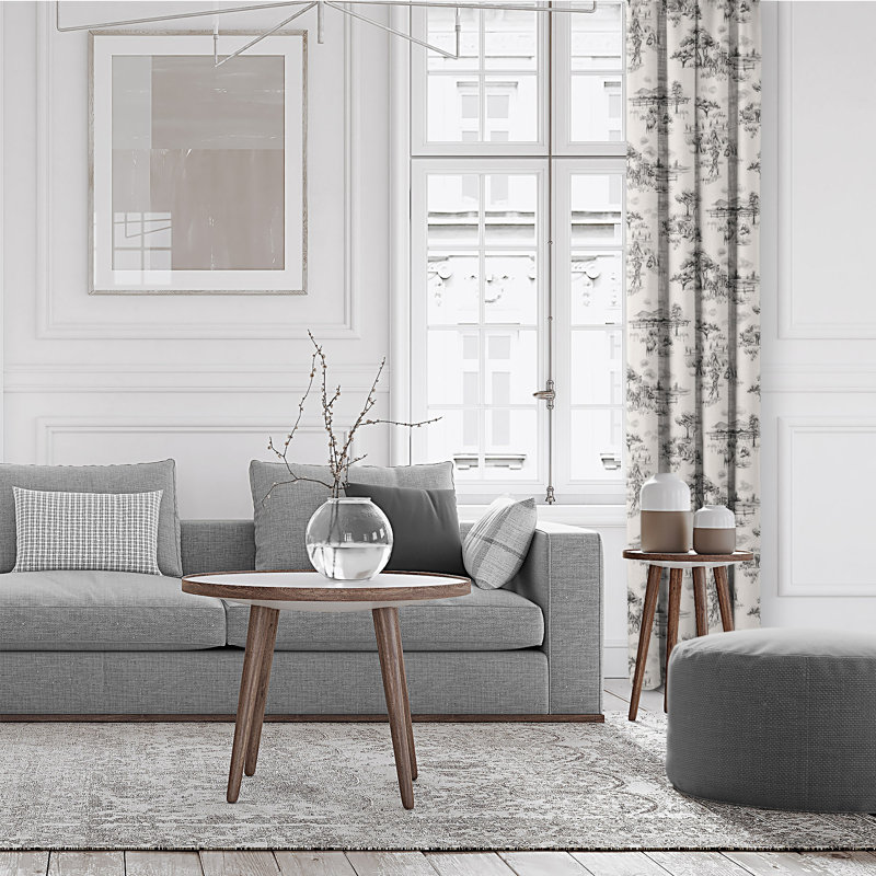 Auclair 100% Cotton Curtain, 50" W x 96" L