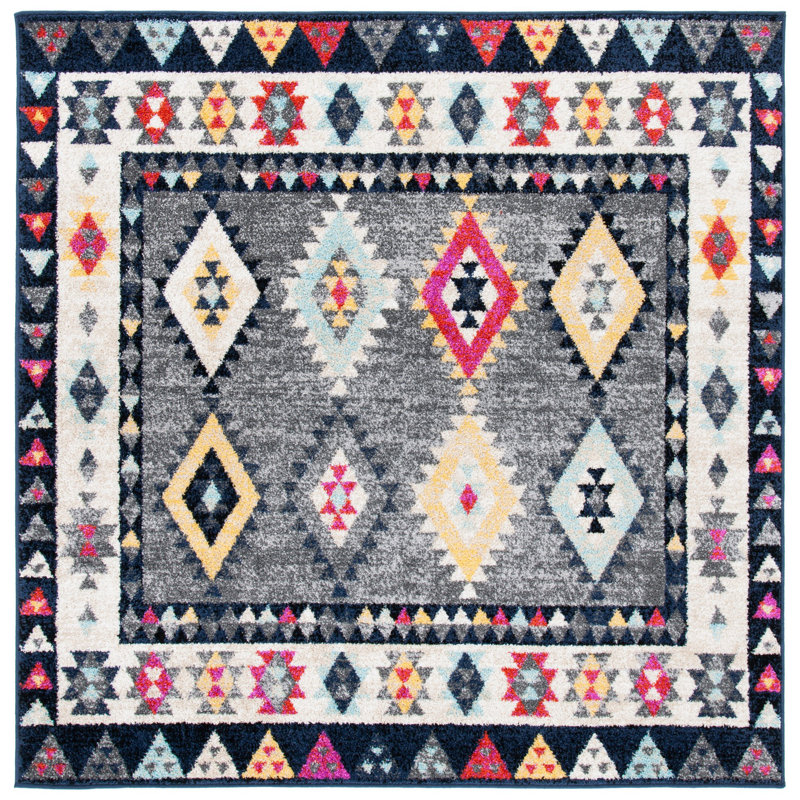 Katarina Performance Southwestern Rug, Square 6'