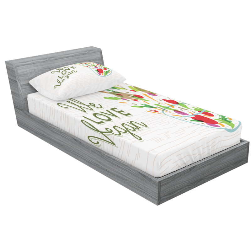 Microfiber Sheet Set, Twin Sheet Set with Fitted Sheet