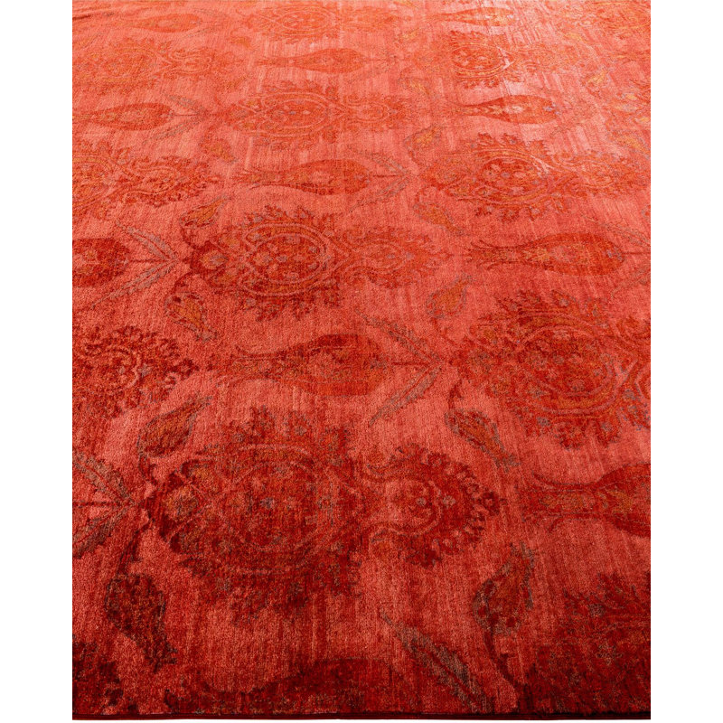 Tapis unique en laine 8 pi 2 po x 9 pi 8 po Lavallette