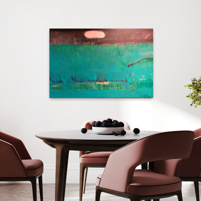«Green Atmosphere», art mural contemporain abstrait