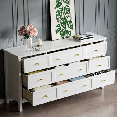Commode 9 tiroirs Winston Porter