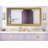 Coles Wood Flat Wall Mirror-1238983547