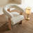 Mamanbai Upholstered Barrel Accent Chair Armchair-556493556