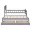 Lit plateforme avec lit gigogne et tiroirs-1053108990