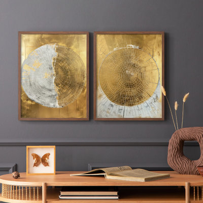 ABSTRACT Series CCXVIII - Reproduction encadrée de qualité supérieure - prête à être accrochée - aucun clou requis - aucun clou requis