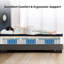 Très grand matelas hybride en mousse viscoélastique 12 pouces
