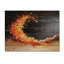 Vortex céleste d'illusion de feu - Décoration murale en bois côtier sur bois de pin naturel-1436066153