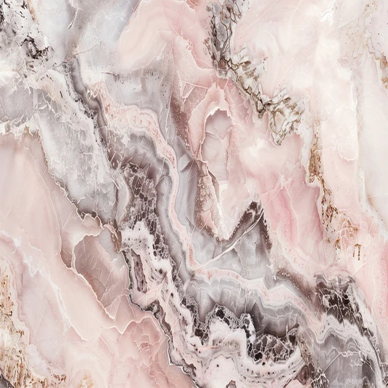 Papier peint rose onyx de luxe rose, L 108 po x l 96 po