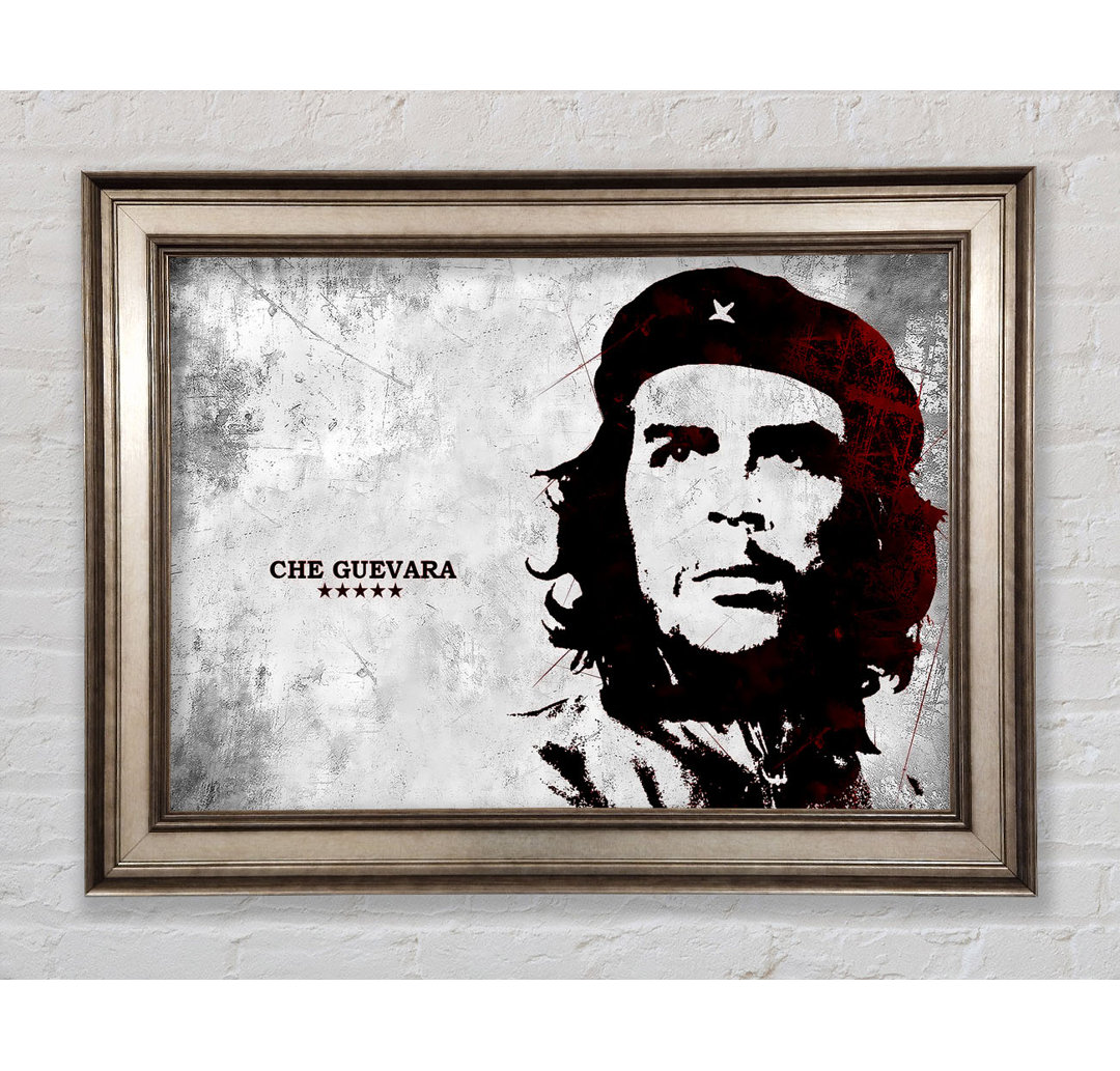 Che Guevara Rot - Einzelner Bilderrahmen Kunstdrucke