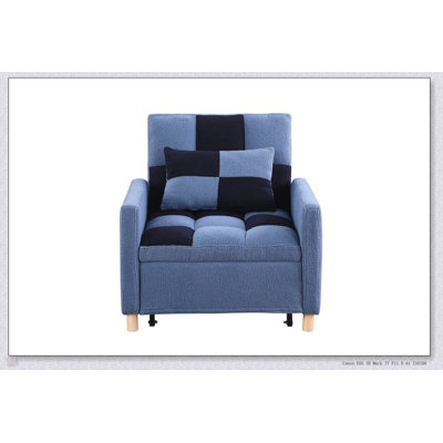 Canapé-lit convertible, réglable avec coussin, multifonctionnel pour le salon, le dortoir, un appartement, une chambre ou un bureau