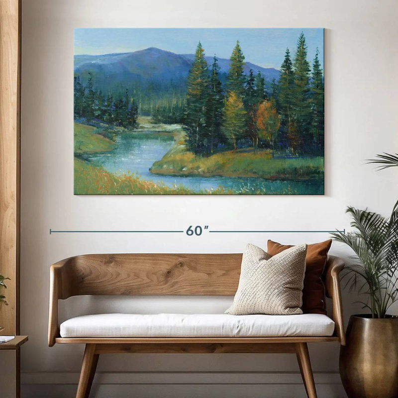 Alvord Trout Stream II, 34" H x 51" W
