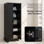 Armoire de rangement à deux portes avec tablettes réglables pour l'organisation de la salle de bain et du bureau-1176905324-1176905325