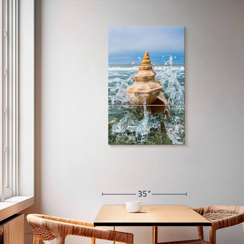 Aletra Ocean Conch Shell, 57'' H x 36'' W