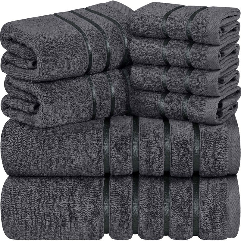 Cotton Blend Mulit-Size Set, Dark Grey