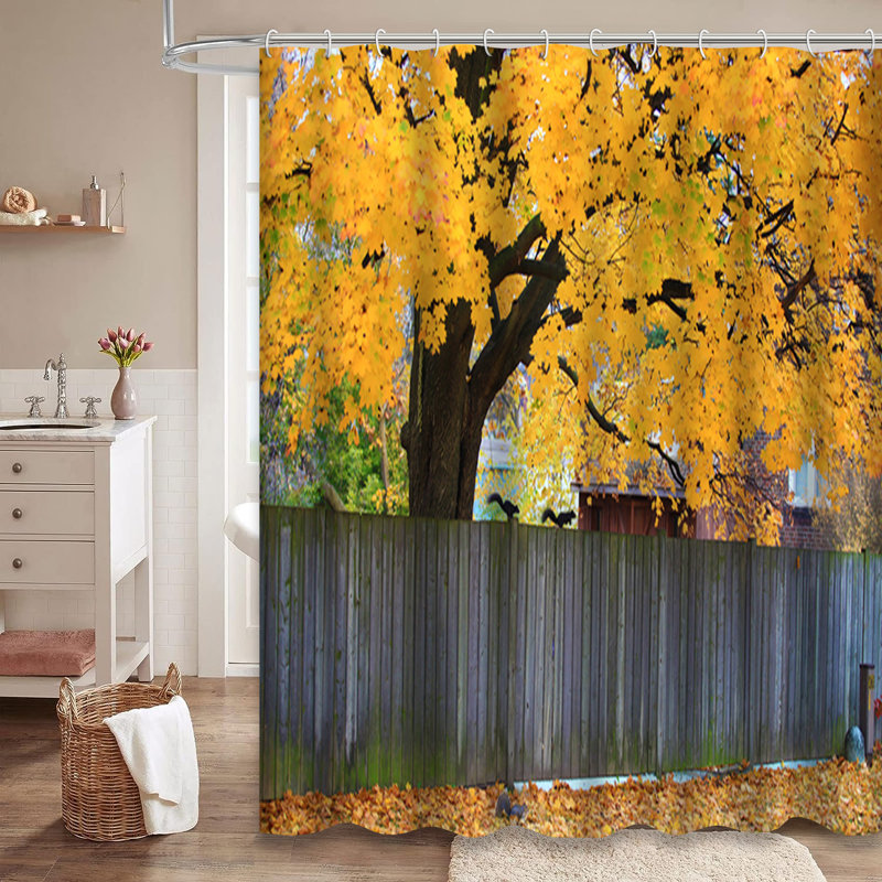Rideau de douche Canada Autumn Forest, L 72 po x l 84 po