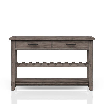 Console avec rangement pour bouteilles de vin et tiroirs de rangement