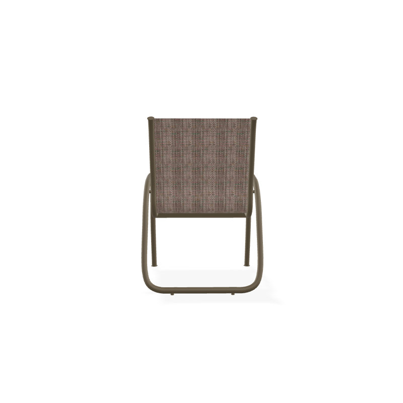 Fauteuil de patio Gardenella, Taupe Harper Sunbrella®, Bois de plage texturé