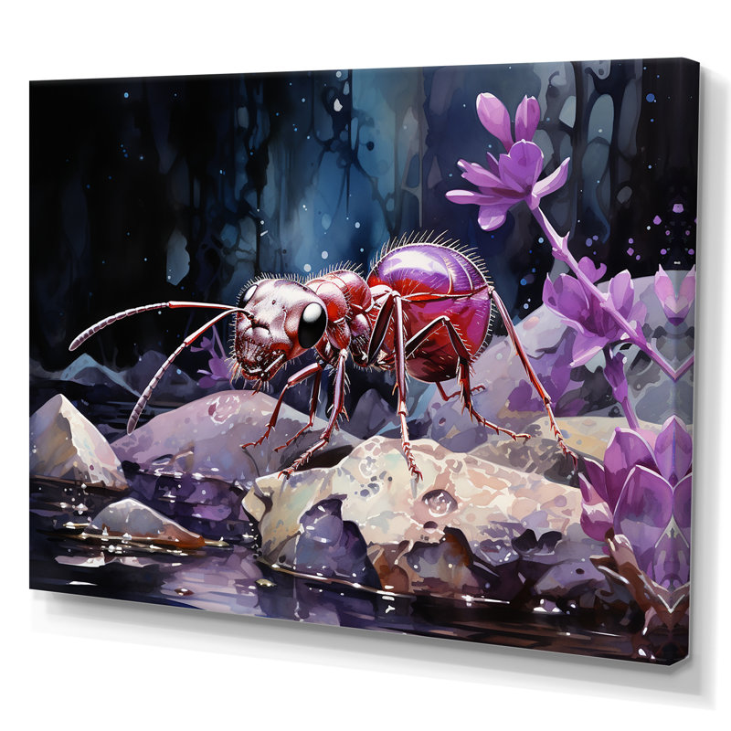 Décoration murale Enchanted Microcosm Ant - Ant, Toile tendue, H 34 po x l 44 po x P 1,5 po