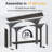 Modern 55" Console Table,Narrow  Entryway Table Foyer Table-631206905