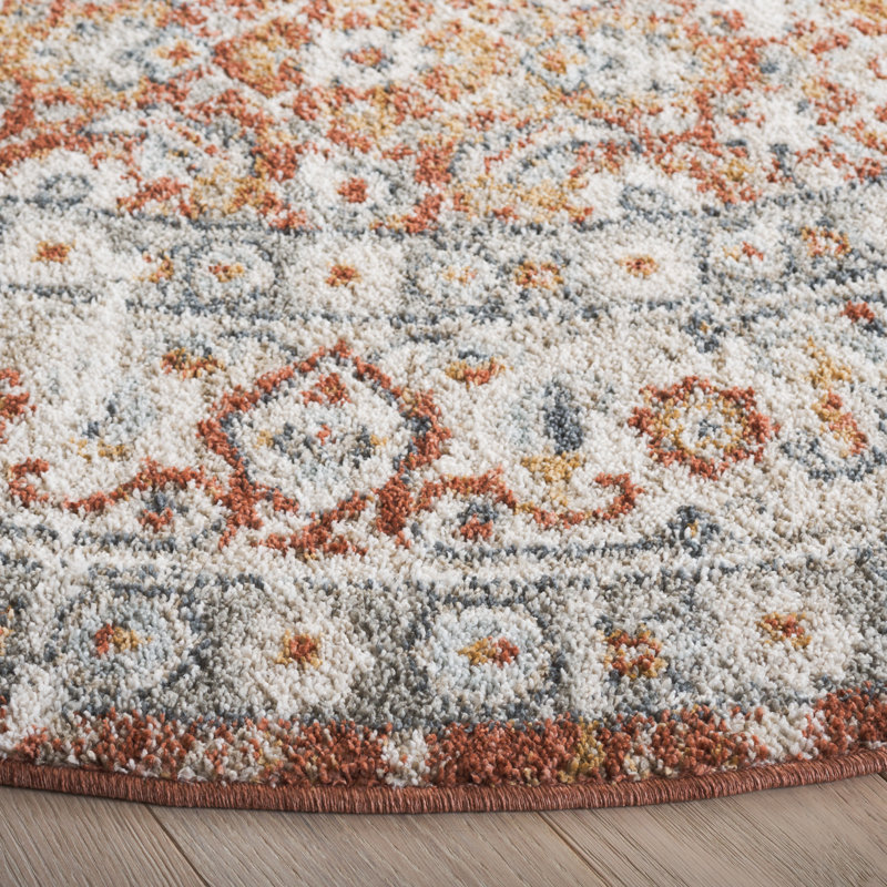 Tapis Lasher, Rond 6 pi 7 po