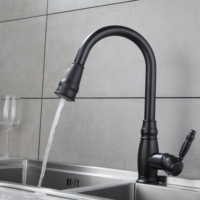 Robinet de cuisine escamotable