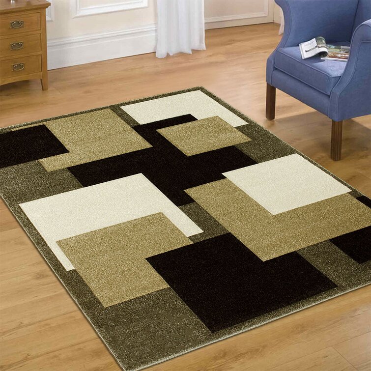 Allstar Rugs Brown Area Rug Size: 5'2 inch x 7'2 inch