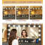7-Drawer Makeup  Vanity with LED Mirror-1646921186