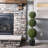 Ametria Artificial Triple Ball Green Boxwood Topiary.-1216015645