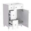 Armoire de meuble-lavabo 24 po avec lavabo en céramique, 2 tiroirs, 1 porte-275950236-275950237