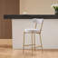 Tabouret d'appoint en métal Bainton-1100908800