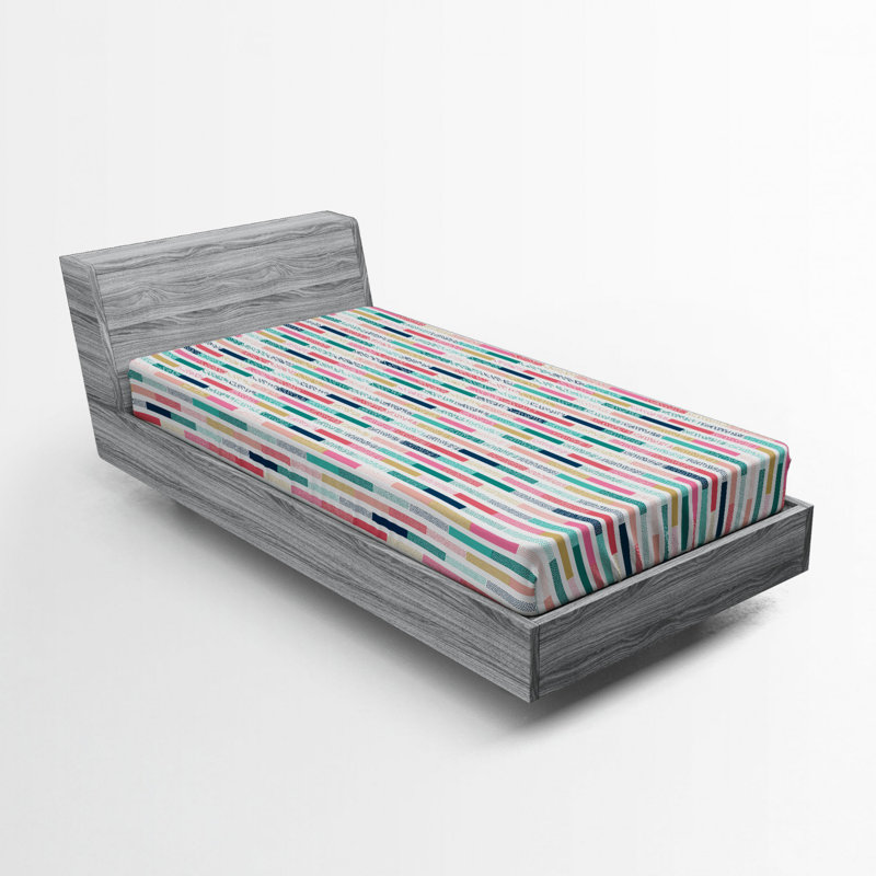 Drap-housse géométrique, Drap-housse de taille simple