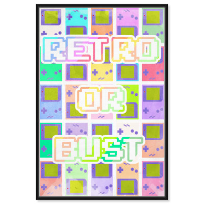 «Retro or Bust Pastel Canvas» par Art Remedy