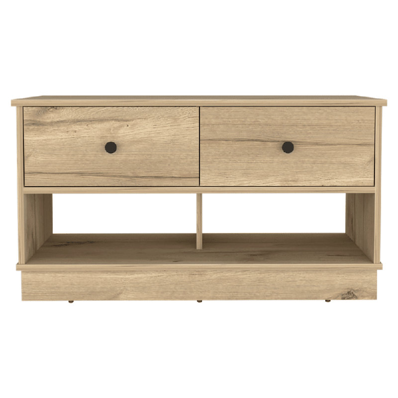 Banc de rangement Ardell, Beige
