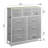 Reinardo  39.4" W 9-Drawer Dresser For Bedrrom With Wooden, Tall Storage Tower With Steel Frame, TV Stand Dresser for Living Room, Entryway-169809053