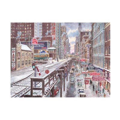 «Chicago The Loop» par Stanton Manolakas, art sur toile